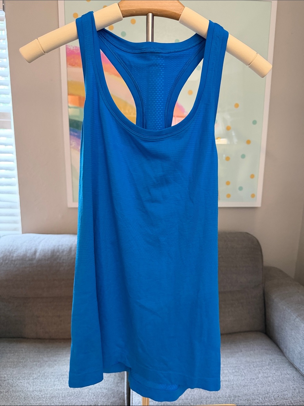 lululemon athletica Electric Blue Racerback Sports Tank
